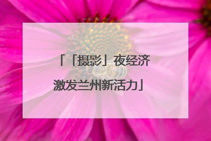 「摄影」夜经济激发兰州新活力