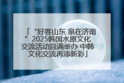 “好客山东 泉在济南”2025韩国水原文化交流活动圆满举办 中韩文化交流再添新彩