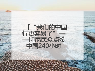 “我们的中国行更容易了”——印尼民众点赞中国240小时过境免签政策