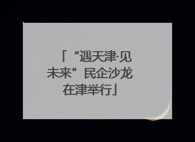 “遇天津·见未来”民企沙龙在津举行