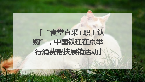 “食堂直采+职工认购”，中国铁建在京举行消费帮扶展销活动