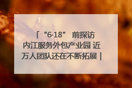 “6·18” 前探访内江服务外包产业园 近万人团队还在不断拓展｜内江东兴“红”在哪⑤