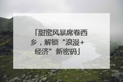 甜蜜风暴席卷西乡，解锁“浪漫+经济”新密码