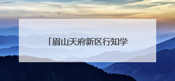 眉山天府新区行知学校开启“走进航空·逐梦未来”研学之旅