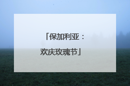 保加利亚：欢庆玫瑰节