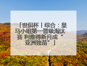 世俱杯丨综合：皇马小组第一晋级淘汰赛 利雅得新月成“亚洲独苗”