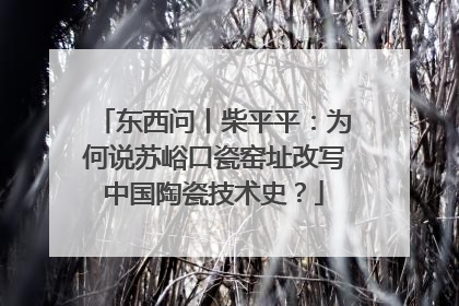 东西问丨柴平平：为何说苏峪口瓷窑址改写中国陶瓷技术史？