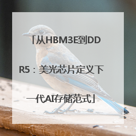 从HBM3E到DDR5：美光芯片定义下一代AI存储范式
