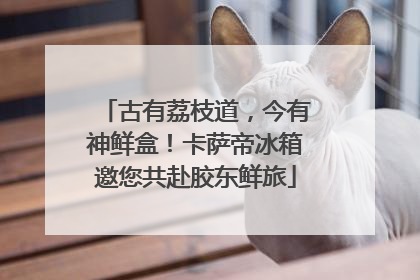古有荔枝道，今有神鲜盒！卡萨帝冰箱邀您共赴胶东鲜旅