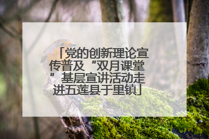 党的创新理论宣传普及“双月课堂”基层宣讲活动走进五莲县于里镇