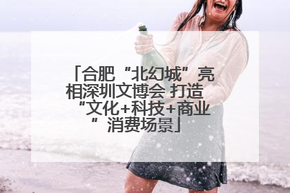 合肥“北幻城”亮相深圳文博会 打造“文化+科技+商业”消费场景
