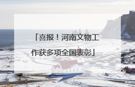 喜报！河南文物工作获多项全国表彰