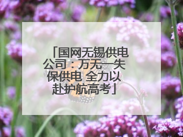 国网无锡供电公司：万无一失保供电 全力以赴护航高考