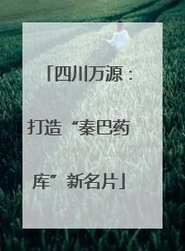 四川万源：打造“秦巴药库”新名片