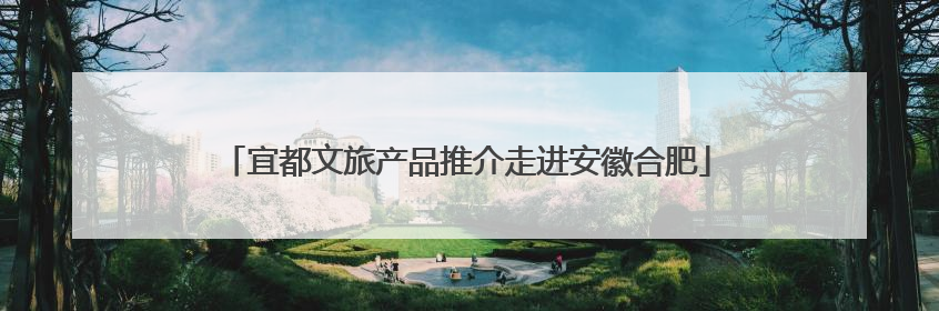 宜都文旅产品推介走进安徽合肥