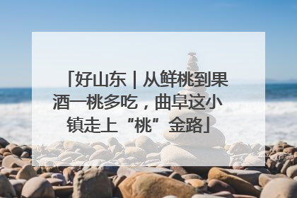 好山东｜从鲜桃到果酒一桃多吃，曲阜这小镇走上“桃”金路