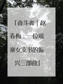 奋斗者｜赵春梅：一位瑶寨女支书的振兴三部曲