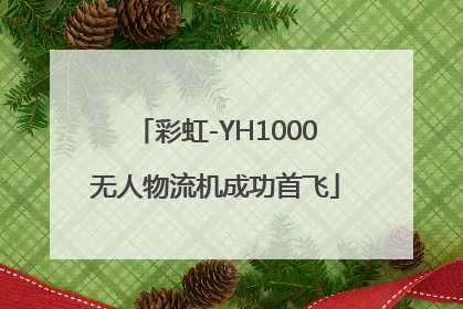 彩虹-YH1000无人物流机成功首飞