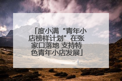 度小满“青年小店榜样计划”在张家口落地 支持特色青年小店发展