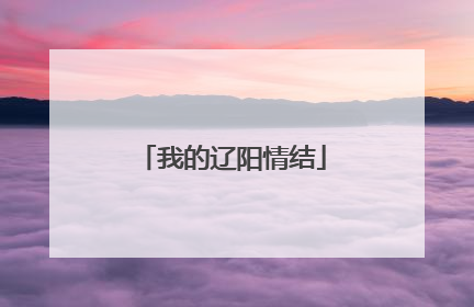 我的辽阳情结