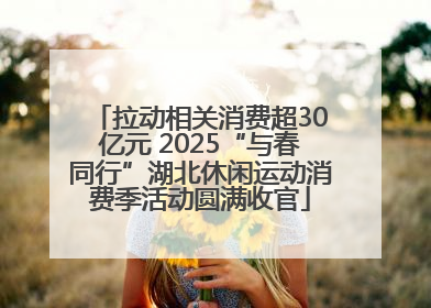 拉动相关消费超30亿元 2025“与春同行”湖北休闲运动消费季活动圆满收官