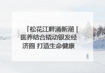 松花江畔涌新潮｜医养结合撬动银发经济圈 打造生命健康产业新样本