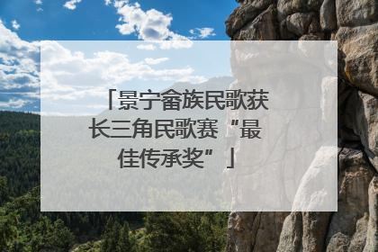 景宁畲族民歌获长三角民歌赛“最佳传承奖”