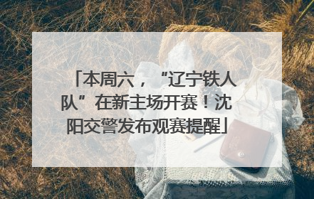本周六，“辽宁铁人队”在新主场开赛！沈阳交警发布观赛提醒