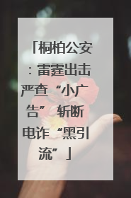 桐柏公安：雷霆出击严查“小广告” 斩断电诈“黑引流”
