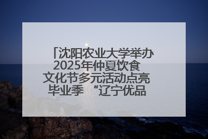 沈阳农业大学举办2025年仲夏饮食文化节多元活动点亮毕业季 “辽宁优品”进校园首站启动
