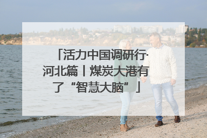 活力中国调研行·河北篇丨煤炭大港有了“智慧大脑”