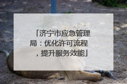 济宁市应急管理局：优化许可流程，提升服务效能