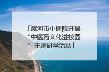 漯河市中医院开展“中医药文化进校园”主题研学活动