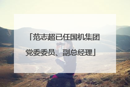 范志超已任国机集团党委委员、副总经理