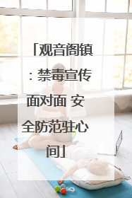 观音阁镇：禁毒宣传面对面 安全防范驻心间