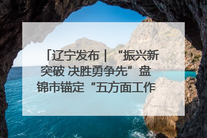 辽宁发布｜“振兴新突破 决胜勇争先”盘锦市锚定“五方面工作”力争全年地区生产总值增长5.5%左右