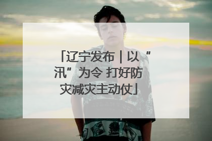辽宁发布｜以“汛”为令 打好防灾减灾主动仗
