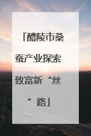 醴陵市桑蚕产业探索致富新“丝”路