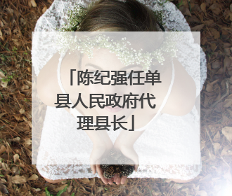 陈纪强任单县人民政府代理县长