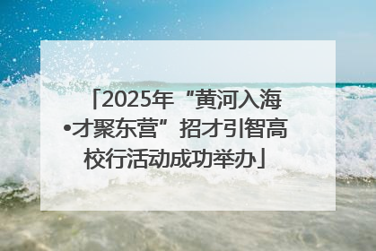 2025年“黄河入海•才聚东营”招才引智高校行活动成功举办