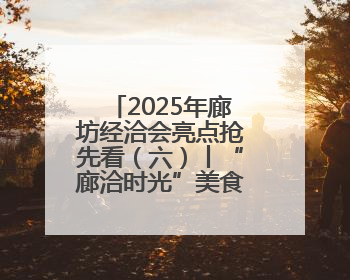 2025年廊坊经洽会亮点抢先看（六）丨“廊洽时光”美食音乐节解锁潮酷打卡方式