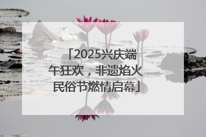 2025兴庆端午狂欢，非遗焰火民俗节燃情启幕